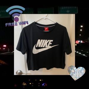 SOLD Black Medium Nike Crop Top